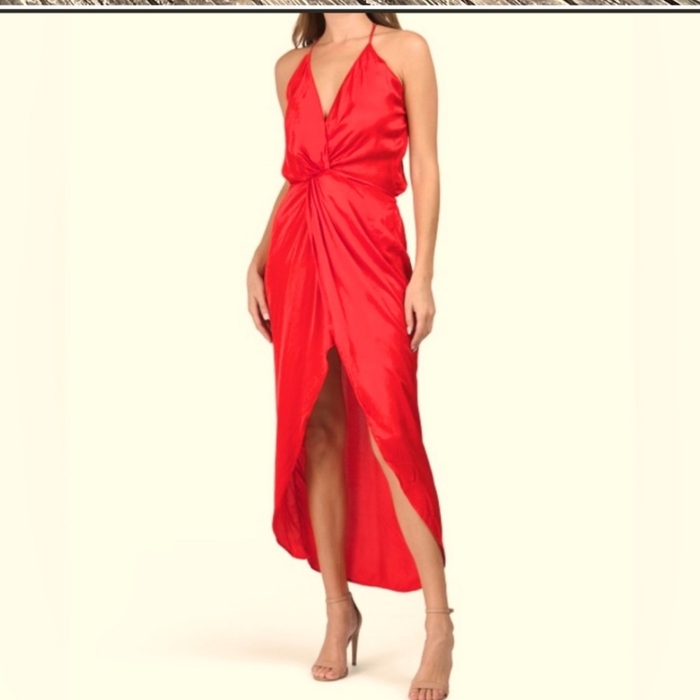 NWT Young, Fabulous and Broke Siren dress in Rebel Red| Size  L